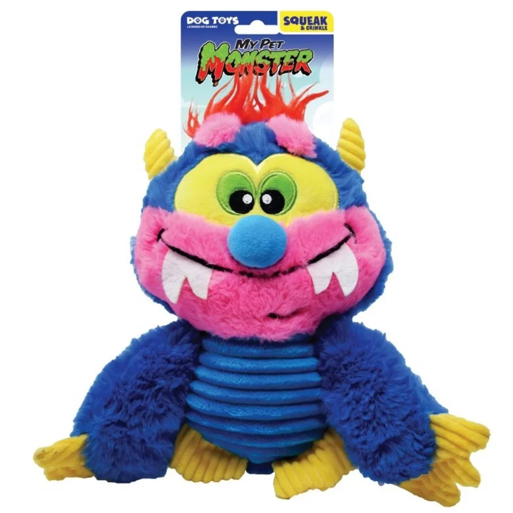 Hasbro My Pet Monster Retro Vintage Nostalgic Stuffy Pet Toy Squeaker Plush NWT